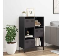 Berkfield Home Highboard Black 68x39x103.5 cm Steel Berkfield Home Black 68x39x103.5 cm