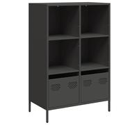 Berkfield Home Highboard¬†Black 68x39x103.5 cm Steel in Black Berkfield Home Black 68x39x103.5 cm