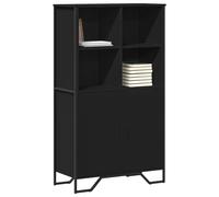 Berkfield Home Highboard Black 79.5x35.5x137.5 cm Engineered wood Berkfield Home Black 79.5x35.5x137.5 cm