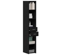 Berkfield Home Highboard Black Oak 30x42, 5x185 cm Engineered Wood Berkfield Home Black 5x185 cm