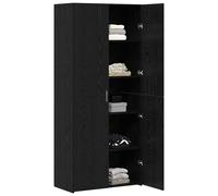 Berkfield Home Highboard Black Oak 40x42.5x185 cm Engineered Wood Berkfield Home Black 40x42.5x185 cm