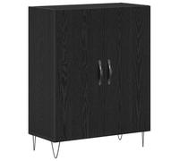 Berkfield Home Highboard Black Oak 69.5x34x180 cm Engineered Wood Berkfield Home Black 69.5x34x180 cm