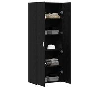 Berkfield Home Highboard Black Oak 70x42.5x185 cm Engineered Wood Berkfield Home Black 70x42.5x185 cm
