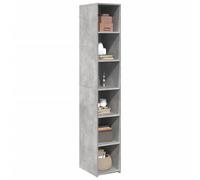 Berkfield Home Highboard Concrete Grey 30x41x185 cm Engineered Wood | Size: 30 x 41 x 185 cm Berkfield Home Grey 30 x 41 x 185 cm