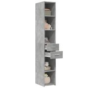 Berkfield Home Highboard Concrete Grey 30x42.5x185 cm Engineered Wood Berkfield Home Grey 30x42.5x185 cm