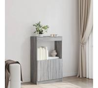 Berkfield Home Highboard Grey Sonoma 63x33x100 cm Engineered Wood | Size: 63 x 33 x 100 cm Berkfield Home Grey 63 x 33 x 100 cm