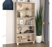 Berkfield Home Highboard HAMAR Solid Wood Pine Honey Brown in Light Sand Berkfield Home Light Sand