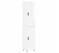 Berkfield Home Highboard High Gloss White 34.5x34x180 cm Engineered Wood Berkfield Home White 34.5x34x180 cm