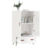Berkfield Home Highboard High Gloss White 69.5x31x115 cm Engineered Wood Berkfield Home White 69.5x31x115 cm