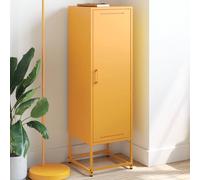Berkfield Home Highboard Mustard Yellow 36x39x123 cm Steel | Size: 36 x 39 x 123 cm Berkfield Home Mustard 36 x 39 x 123 cm