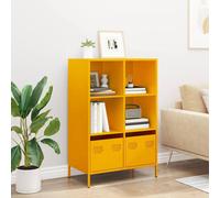Berkfield Home Highboard¬†Mustard Yellow 68x39x103.5 cm Steel in Mustard Berkfield Home Mustard 68x39x103.5 cm
