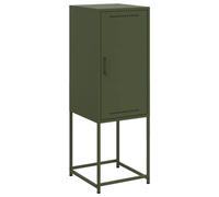 Berkfield Home Highboard Olive Green 36x39x107 cm Steel | Size: 36 x 39 x 107 cm Berkfield Home Olive 36 x 39 x 107 cm