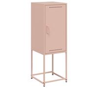 Berkfield Home Highboard Pink 36x39x107 cm Steel | Size: 36 x 39 x 107 cm Berkfield Home Pink 36 x 39 x 107 cm