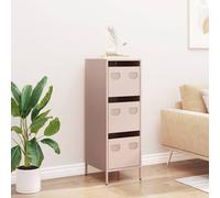 Berkfield Home Highboard Pink 39x35x103.5 cm Steel Berkfield Home Pink 39x35x103.5 cm
