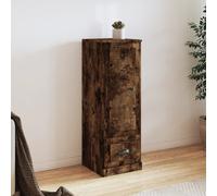 Berkfield Home Highboard Smoked Oak 36x35.5x103.5 cm Engineered Wood in Brown Berkfield Home Brown 36x35.5x103.5 cm
