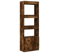Berkfield Home Highboard¬†Smoked Oak 63x33x180 cm Engineered Wood in Brown | Size: 63 x 33 x 180 cm Berkfield Home Brown 63 x 33 x 180 cm