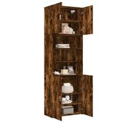Berkfield Home Highboard Smoked Oak 80x42.5x249 cm Engineered Wood in Brown Berkfield Home Brown 80x42.5x249 cm