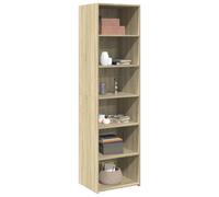 Berkfield Home Highboard Sonoma Oak 50x41x185 cm Engineered Wood in Light Brown | Size: 50 x 41 x 185 cm Berkfield Home Light Brown 50 x 41 x 185 cm