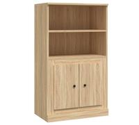Berkfield Home Highboard Sonoma Oak 60x35.5x103.5 cm Engineered Wood in Light Tan Berkfield Home Light Tan 60x35.5x103.5 cm