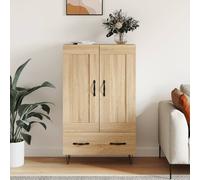 Berkfield Home Highboard Sonoma Oak 69.5x31x115 cm Engineered Wood in Natural Berkfield Home Natural 69.5x31x115 cm