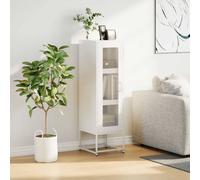 Berkfield Home Highboard White 36x39x123 cm Cold-rolled Steel | Size: 36 x 39 x 123 cm Berkfield Home White 36 x 39 x 123 cm
