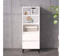 Berkfield Home Highboard White 40x36x110 cm Engineered Wood | Size: 40 x 36 x 110 cm Berkfield Home White 40 x 36 x 110 cm