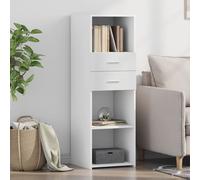 Berkfield Home Highboard White 40x42.5x124 cm Engineered Wood Berkfield Home White 40x42.5x124 cm