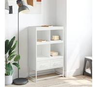 Berkfield Home Highboard White 68.5x39x111.5 cm Steel Berkfield Home White 68.5x39x111.5 cm