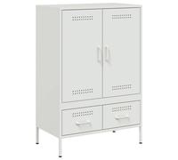 Berkfield Home Highboard White 68x39x101.5 cm Steel Berkfield Home White 68x39x101.5 cm