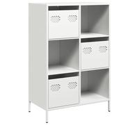 Berkfield Home Highboard White 68x39x103.5 cm Steel Berkfield Home White 68x39x103.5 cm