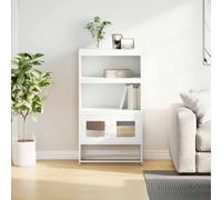 Berkfield Home Highboard White 68x39x123 cm Steel | Size: 68 x 39 x 123 cm Berkfield Home White 68 x 39 x 123 cm