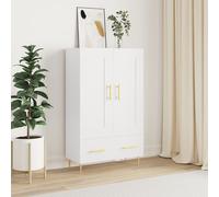 Berkfield Home Highboard White 69.5x31x115 cm Engineered Wood Berkfield Home White 69.5x31x115 cm