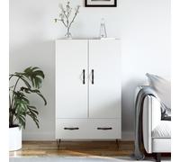 Berkfield Home Highboard White 69.5x31x115 cm Engineered Wood Berkfield Home White 69.5x31x115 cm