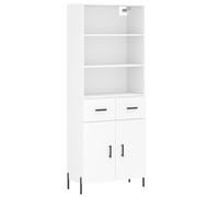 Berkfield Home Highboard White 69.5x34x180 cm Engineered Wood Berkfield Home White 69.5x34x180 cm
