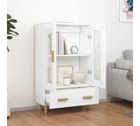 Berkfield Home Highboard White 70x31x115 cm Engineered Wood | Size: 70 x 31 x 115 cm Berkfield Home White 70 x 31 x 115 cm