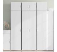 Berkfield Home Highboard White 70x42.5x185 cm Engineered Wood Berkfield Home White 70x42.5x185 cm