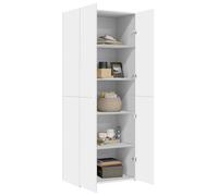 Berkfield Home Highboard White 70x42.5x185 cm Engineered Wood Berkfield Home White 70x42.5x185 cm