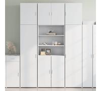 Berkfield Home Highboard White 80x42.5x249 cm Engineered Wood Berkfield Home White 80x42.5x249 cm