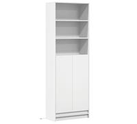 Berkfield Home Highboard with LED White 69x32.5x200 cm Engineered Wood Berkfield Home White 69x32.5x200 cm