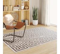 Berkfield Home Indoor & Outdoor Rug Short Pile Multicolour 160x230 cm Anti Slip in Brown | Size: Medium Berkfield Home Brown Medium