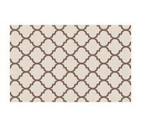 Berkfield Home Indoor & Outdoor Rug Short Pile Multicolour 190x300 cm Anti Slip in Cream | Size: Medium Berkfield Home Cream Medium