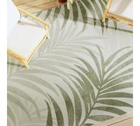 Berkfield Home Indoor & Outdoor Rug Short Pile Multicolour 190x300 cm Anti Slip in Green | Size: Medium Berkfield Home Green Medium