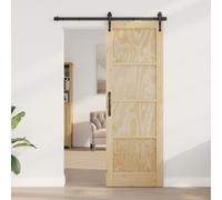 Berkfield Home Interior Door "ORKDAL" 73.5x211x4 cm Solid Wood Pine in Beige Berkfield Home Beige 73.5x211x4 cm