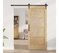 Berkfield Home Interior Door "ORKDAL" 86x198.5x4 cm Solid Wood Pine in Beige Berkfield Home Beige 86x198.5x4 cm