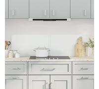 Berkfield Home Kitchen Backsplashes 2 pcs Transparent 70x50 cm Tempered Glass in Black Berkfield Home Black 70x50 cm