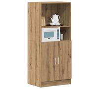 Berkfield Home Kitchen Cabinet Artisan Oak 57x41.5x131.5 cm Engineered Wood in Brown Berkfield Home Brown 57x41.5x131.5 cm
