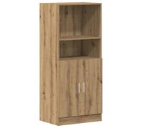 Berkfield Home Kitchen Cabinet Artisan Oak 57x41.5x131.5 cm Engineered Wood in Brown Berkfield Home Brown 57x41.5x131.5 cm