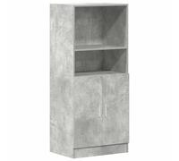 Berkfield Home Kitchen Cabinet Concrete Grey 57x41.5x131.5 cm Engineered Wood Berkfield Home Grey 57x41.5x131.5 cm