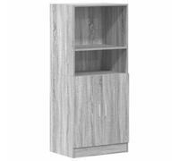Berkfield Home Kitchen Cabinet Grey Sonoma 57x41.5x131.5 cm Engineered Wood Berkfield Home Grey 57x41.5x131.5 cm