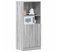 Berkfield Home Kitchen Cabinet Grey Sonoma 57x41.5x131.5 cm Engineered Wood Berkfield Home Grey 57x41.5x131.5 cm